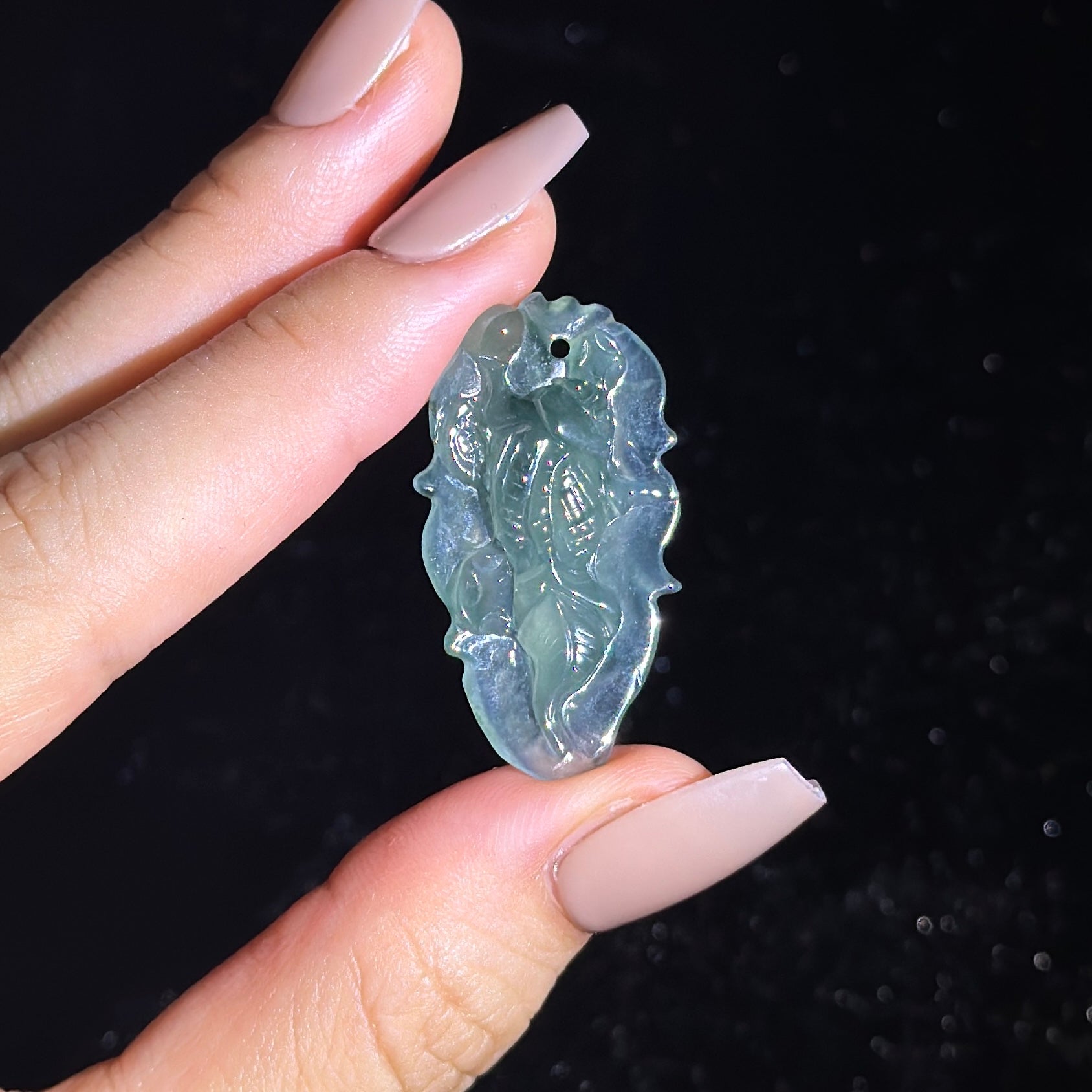 Type A Semi Icy Green Jade Goldfish