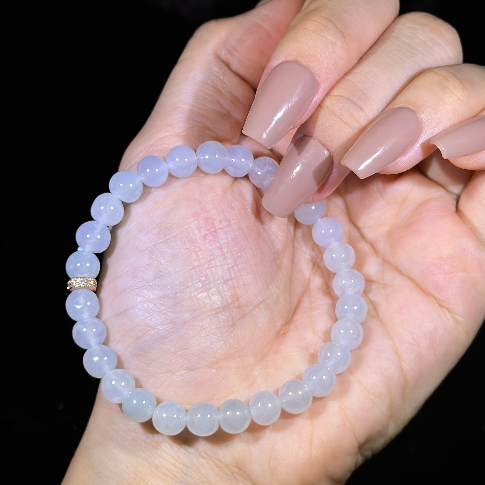 Type A Semi Icy Jade Bracelet