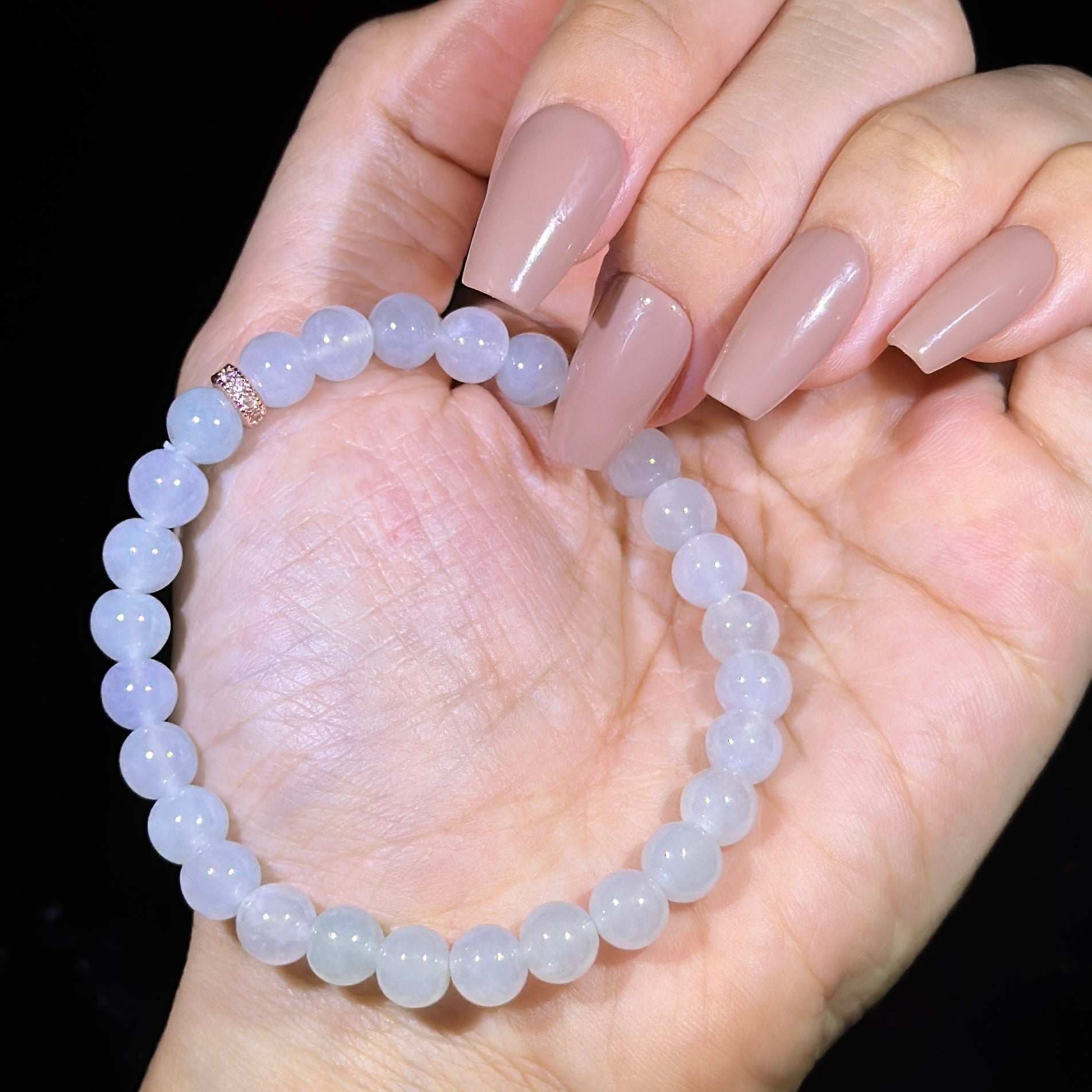 Type A Semi Icy Jade Bracelet