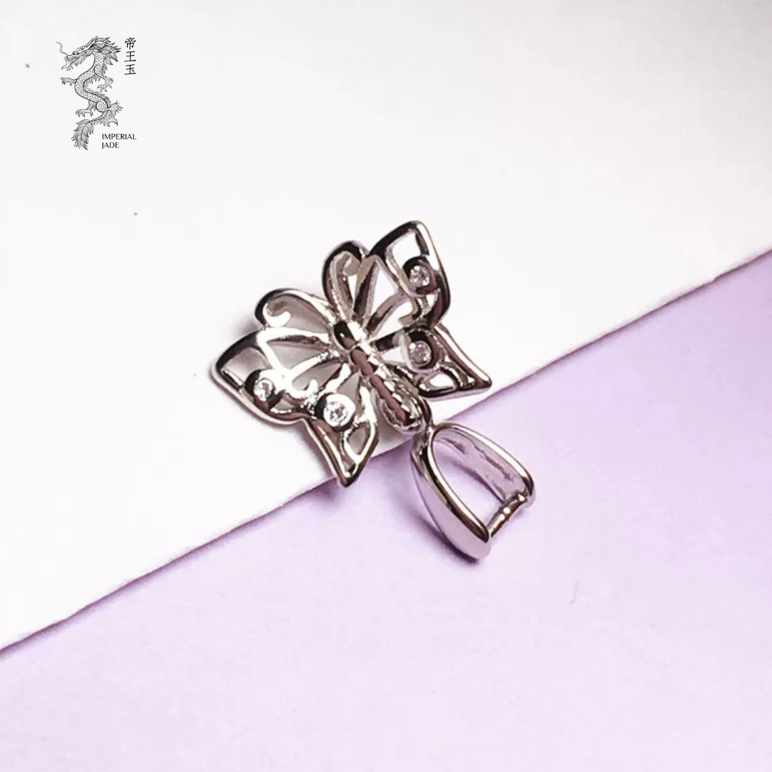 S925 Sliver Butterfly Clasp