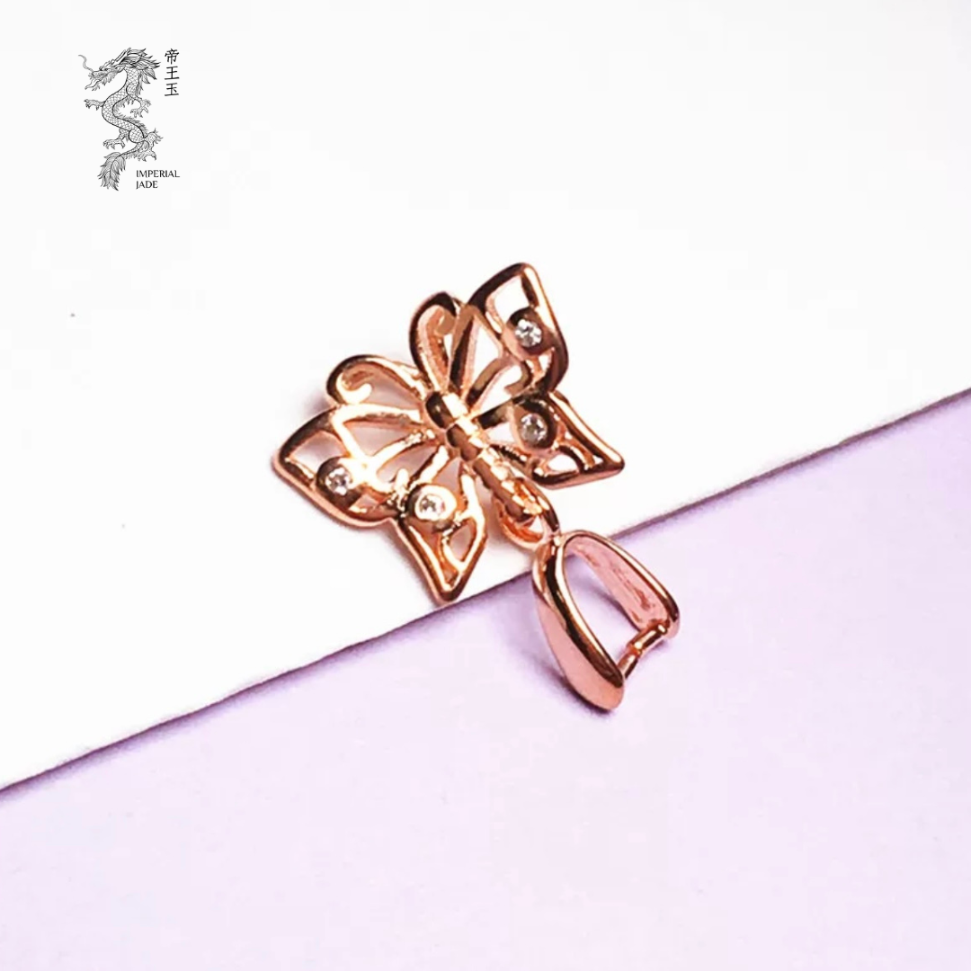 S925 Sliver Butterfly Clasp