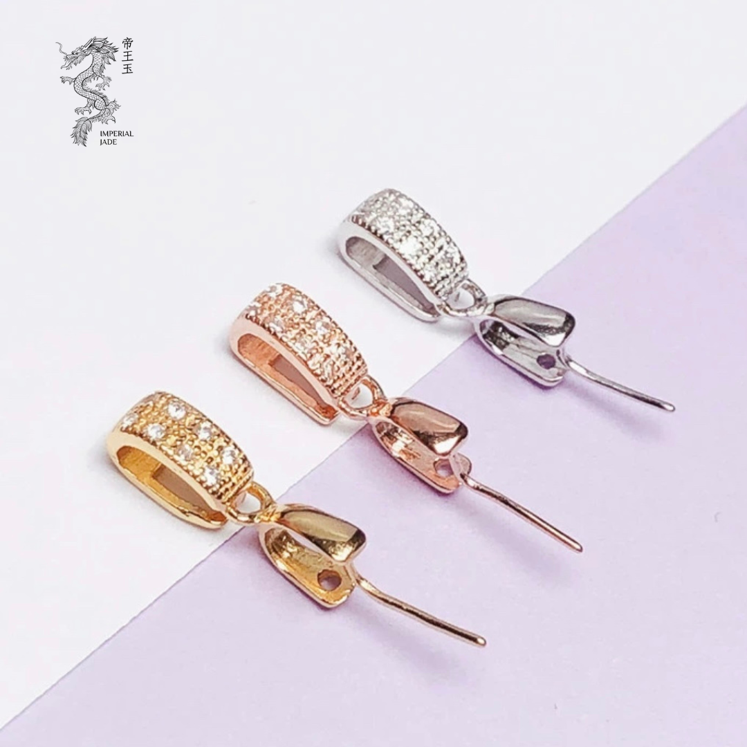 S925 Sliver Bling Clasp Design 1