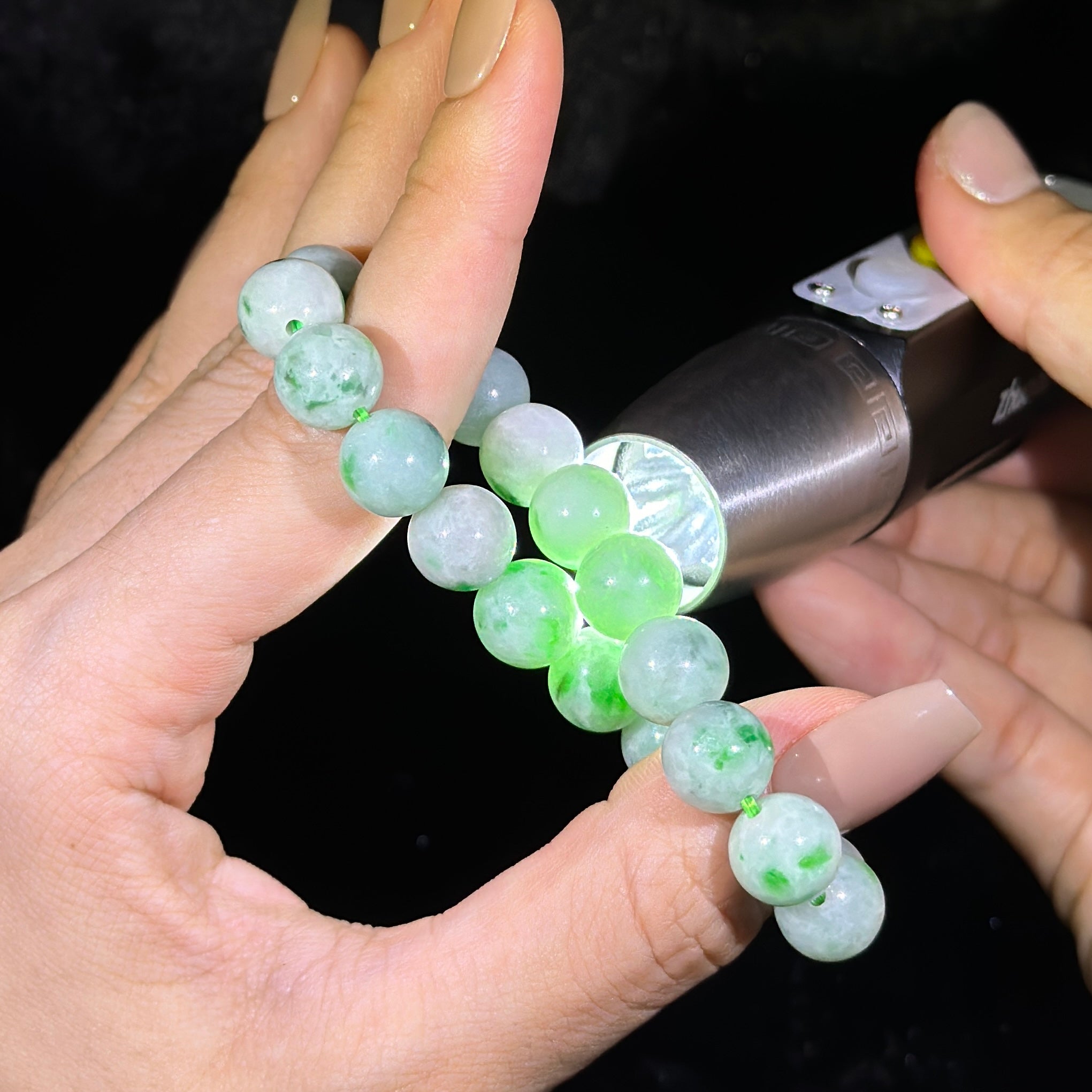 Type A Green Jade Bracelet