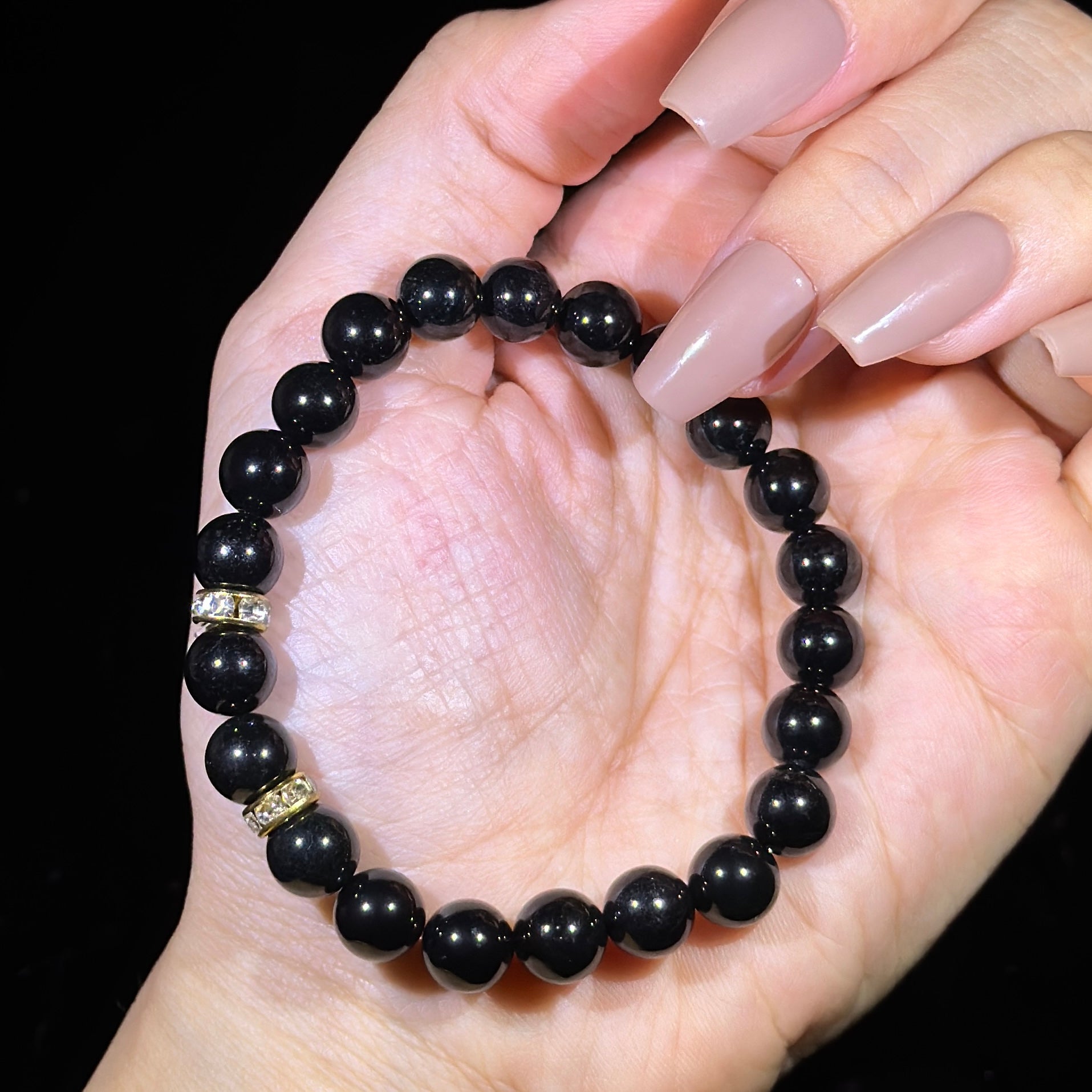 Type A Black Jade Bracelet