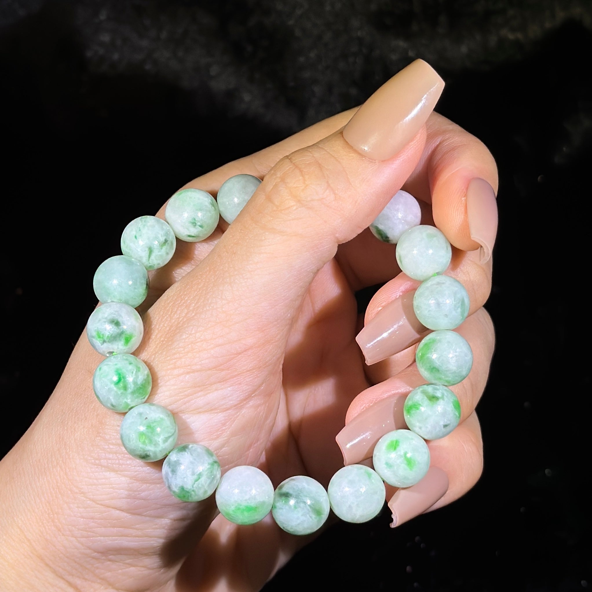 Type A Green Jade Bracelet