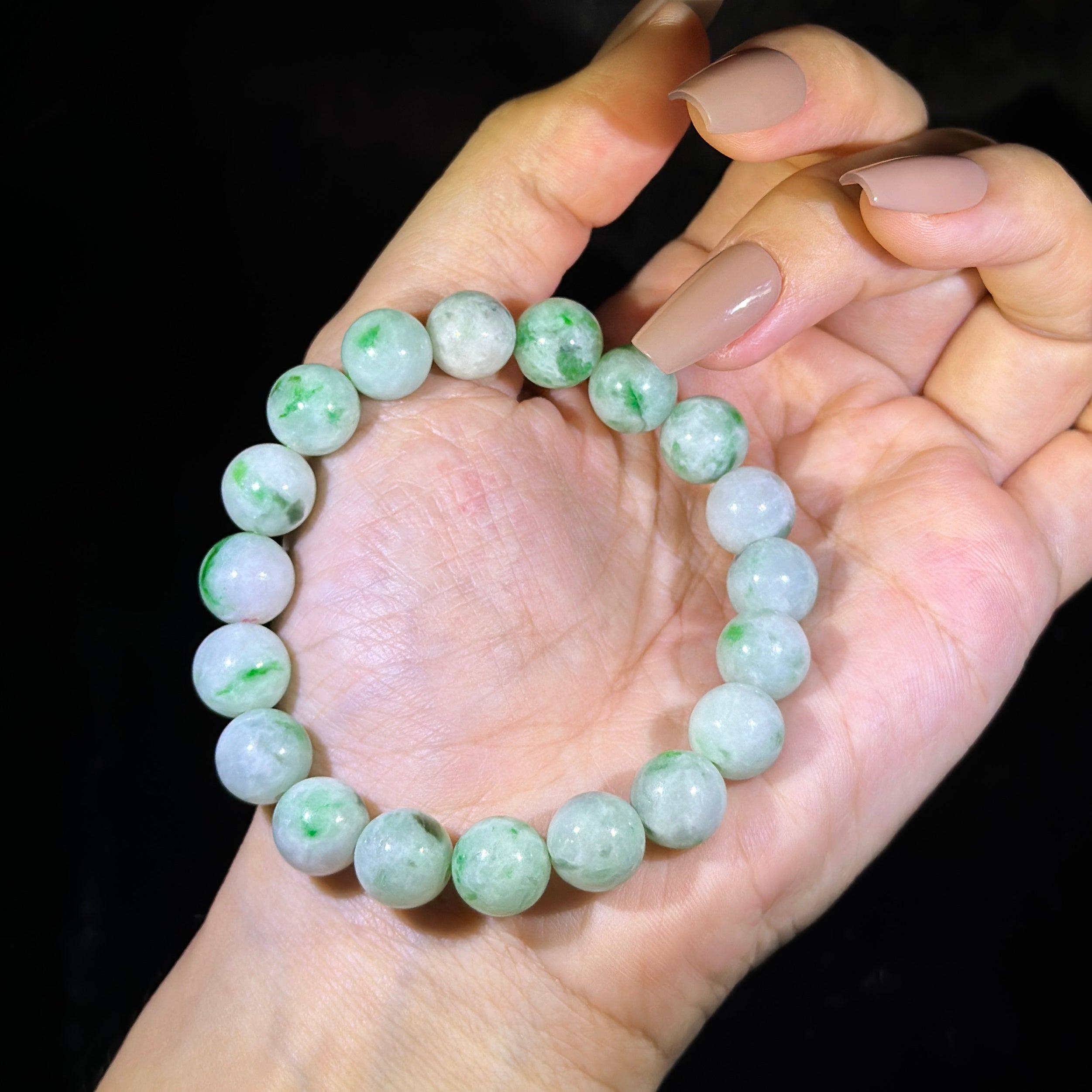 Type A Green Jade Bracelet